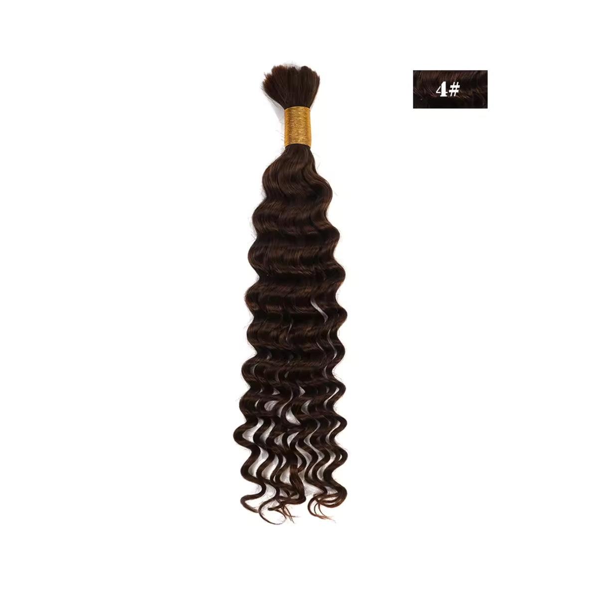 #4 Deep Wave Bulk Human Hair