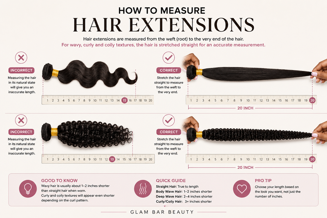 How Are Hair Extensions Measured? A Guide to Choosing the Right Length