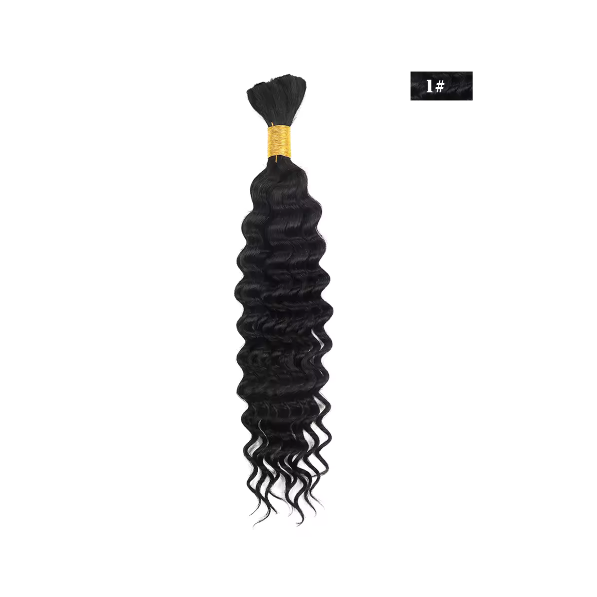 #1 Deep Wave Bulk Human Hair
