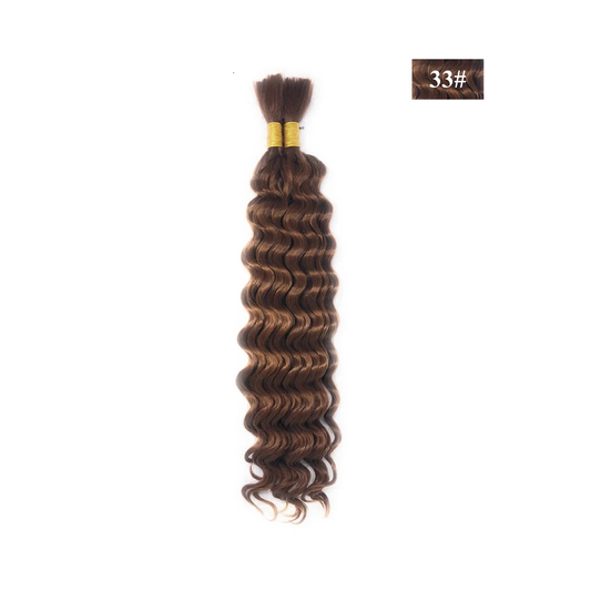 #33 Deep Wave Bulk Human Hair