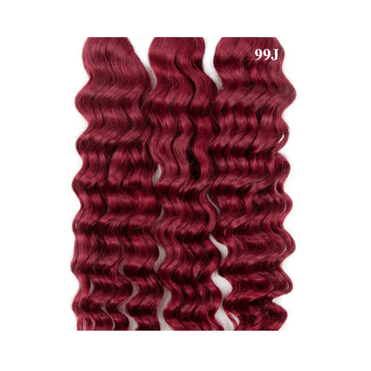 #99J Deep Wave Bulk Human Hair