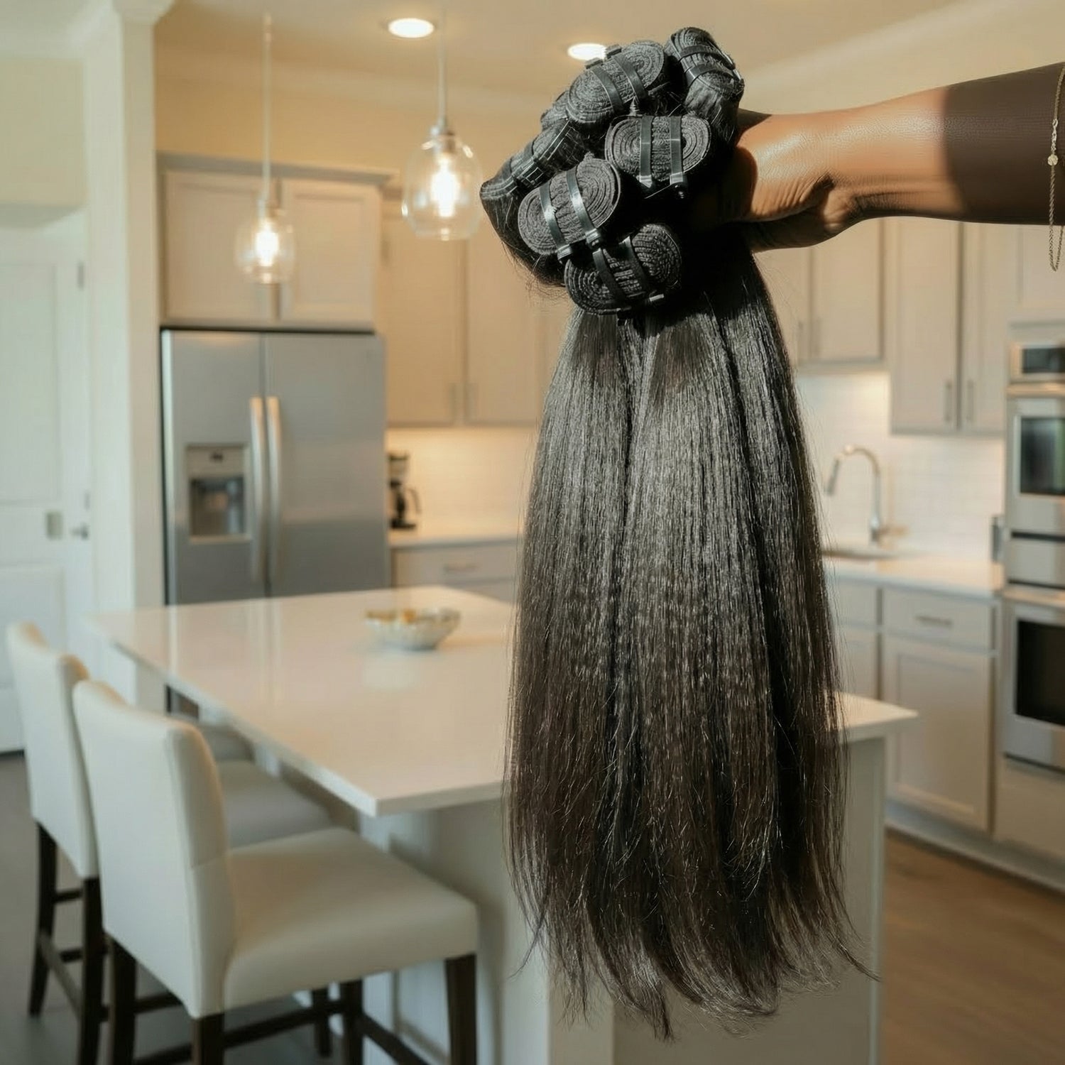 Light Yaki Weft Hair Extension