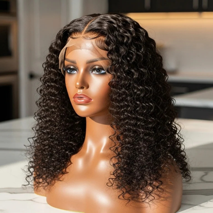 The Jordyn – Virgin Deep Wave HD Lace Wig