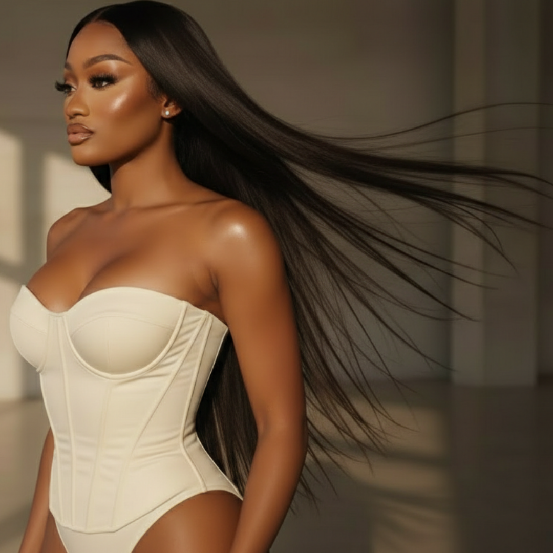 The Kelly – Virgin Straight HD Lace Wig