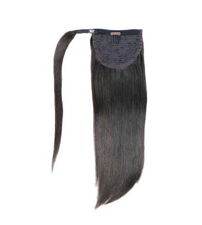 Straight Wrap Around Ponytail